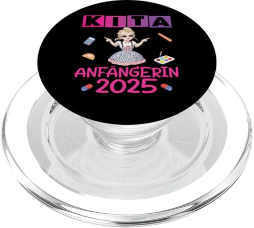 Kita Start Anfang Kinder Kindergartenkind 2025 Unicorn PopSockets PopGrip für MagSafe Kita Start Anfang Kinder Kindergartenkind 2025 Unicorn PopSockets PopGrip für MagSafe von Kindergarten Kindergartentüte Einhorn Mädchen