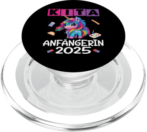 Kita Start Anfang Kinder Kindergartenkind 2025 Unicorn PopSockets PopGrip für MagSafe Kita Start Anfang Kinder Kindergartenkind 2025 Unicorn PopSockets PopGrip für MagSafe von Kindergarten Kindergartentüte Einhorn Mädchen