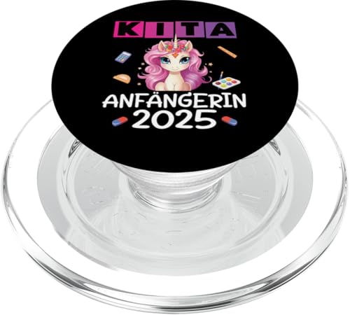 Kita Start Anfang Kinder Kindergartenkind 2025 Unicorn PopSockets PopGrip für MagSafe Kita Start Anfang Kinder Kindergartenkind 2025 Unicorn PopSockets PopGrip für MagSafe von Kindergarten Kindergartentüte Einhorn Mädchen