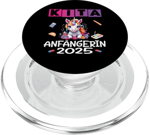 Kita Start Anfang Kinder Kindergartenkind 2025 Unicorn PopSockets PopGrip für MagSafe Kita Start Anfang Kinder Kindergartenkind 2025 Unicorn PopSockets PopGrip für MagSafe von Kindergarten Kindergartentüte Einhorn Mädchen