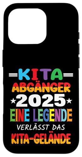 Kita Abgänger 2025 Eine Legende Verlässt Das Kita Gelände Hülle für iPhone 16 Pro Kita Abgänger 2025 Eine Legende Verlässt Das Kita Gelände Hülle für iPhone 16 Pro von Kindergarten Schultüte Geschenke für Mädchen Jungs