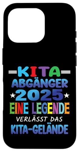 Kita Abgänger 2025 Eine Legende Verlässt Das Kita Gelände Hülle für iPhone 16 Pro Kita Abgänger 2025 Eine Legende Verlässt Das Kita Gelände Hülle für iPhone 16 Pro von Kindergarten Schultüte Geschenke für Mädchen Jungs