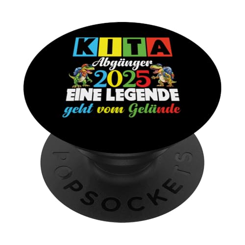 Kita Abgänger 2025 Eine Legende Verlässt Das Kita Gelände PopSockets Klebender PopGrip Kita Abgänger 2025 Eine Legende Verlässt Das Kita Gelände PopSockets Klebender PopGrip von Kindergarten Schultüte Geschenke für Mädchen Jungs