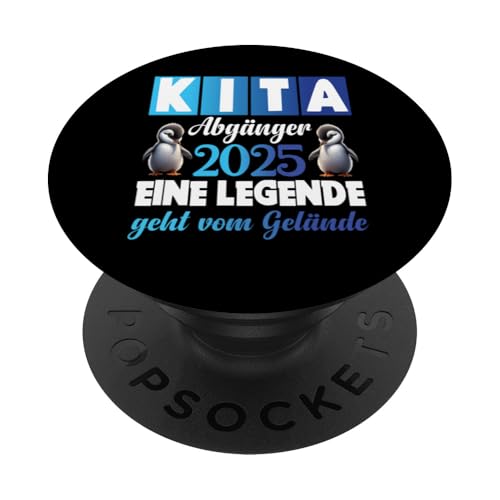 Kita Abgänger 2025 Eine Legende Verlässt Das Kita Gelände PopSockets Klebender PopGrip Kita Abgänger 2025 Eine Legende Verlässt Das Kita Gelände PopSockets Klebender PopGrip von Kindergarten Schultüte Geschenke für Mädchen Jungs