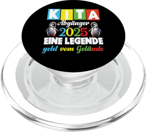 Kita Abgänger 2025 Eine Legende Verlässt Das Kita Gelände PopSockets PopGrip für MagSafe Kita Abgänger 2025 Eine Legende Verlässt Das Kita Gelände PopSockets PopGrip für MagSafe von Kindergarten Schultüte Geschenke für Mädchen Jungs