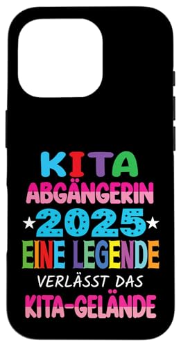 Kita Abgängerin 2025 Eine Legende Verlässt Das Kita Gelände Hülle für iPhone 16 Pro Kita Abgängerin 2025 Eine Legende Verlässt Das Kita Gelände Hülle für iPhone 16 Pro von Kindergarten Schultüte Geschenke für Mädchen Jungs