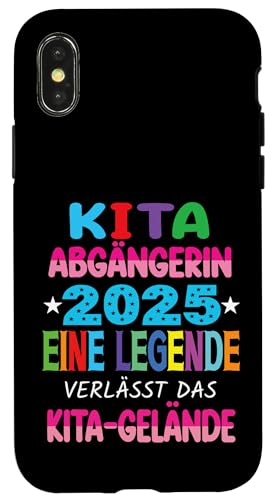 Kita Abgängerin 2025 Eine Legende Verlässt Das Kita Gelände Hülle für iPhone X/XS Kita Abgängerin 2025 Eine Legende Verlässt Das Kita Gelände Hülle für iPhone X/XS von Kindergarten Schultüte Geschenke für Mädchen Jungs