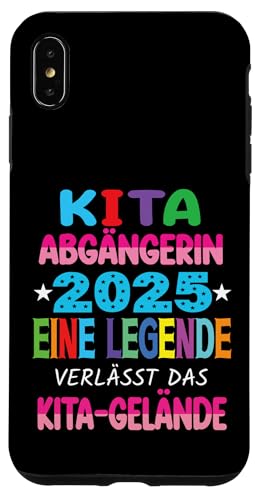 Kita Abgängerin 2025 Eine Legende Verlässt Das Kita Gelände Hülle für iPhone XS Max Kita Abgängerin 2025 Eine Legende Verlässt Das Kita Gelände Hülle für iPhone XS Max von Kindergarten Schultüte Geschenke für Mädchen Jungs