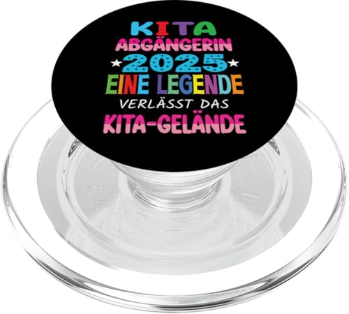 Kita Abgängerin 2025 Eine Legende Verlässt Das Kita Gelände PopSockets PopGrip für MagSafe Kita Abgängerin 2025 Eine Legende Verlässt Das Kita Gelände PopSockets PopGrip für MagSafe von Kindergarten Schultüte Geschenke für Mädchen Jungs
