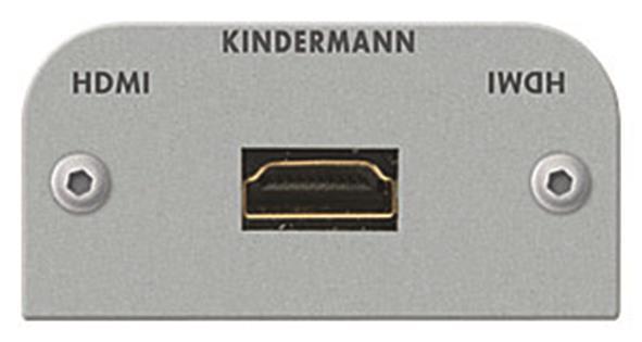 KIND Konnect 54 alu - HDMI 7441000542 v1.4 Blende 1/2 54x54 mit Kabelpeitsche KIND Konnect 54 alu - HDMI 7441000542 v1.4 Blende 1/2 54x54 mit Kabelpeitsche von Kindermann GmbH