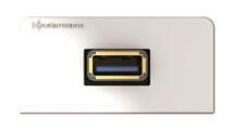KIND Konnect design click ws 7456000529 USB3.0 A-Bu/Bu Blende 1/2 Kabelpeitsche KIND Konnect design click ws 7456000529 USB3.0 A-Bu/Bu Blende 1/2 Kabelpeitsche von Kindermann GmbH