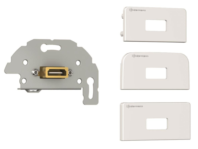 KIND Konnect design click ws 7456000561 HDMI auf 19Pin Blende 1/2 Kabelpeitsche KIND Konnect design click ws 7456000561 HDMI auf 19Pin Blende 1/2 Kabelpeitsche von Kindermann GmbH