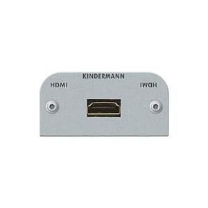 HDMI with Ethernet Blende mit Kabel Bu/Bu KINDERMANN 7441000542, 54x27mm (7441000542) von Kindermann