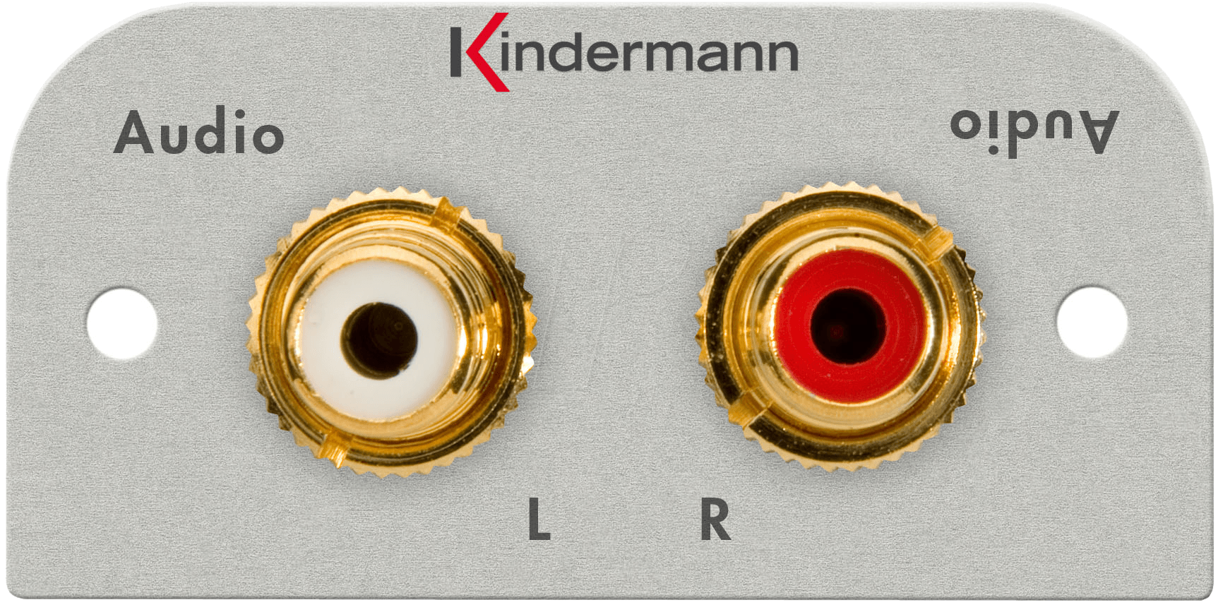 KMAS 7441-510 - 2 Cinchbuchsen (Audio R/L) von Kindermann