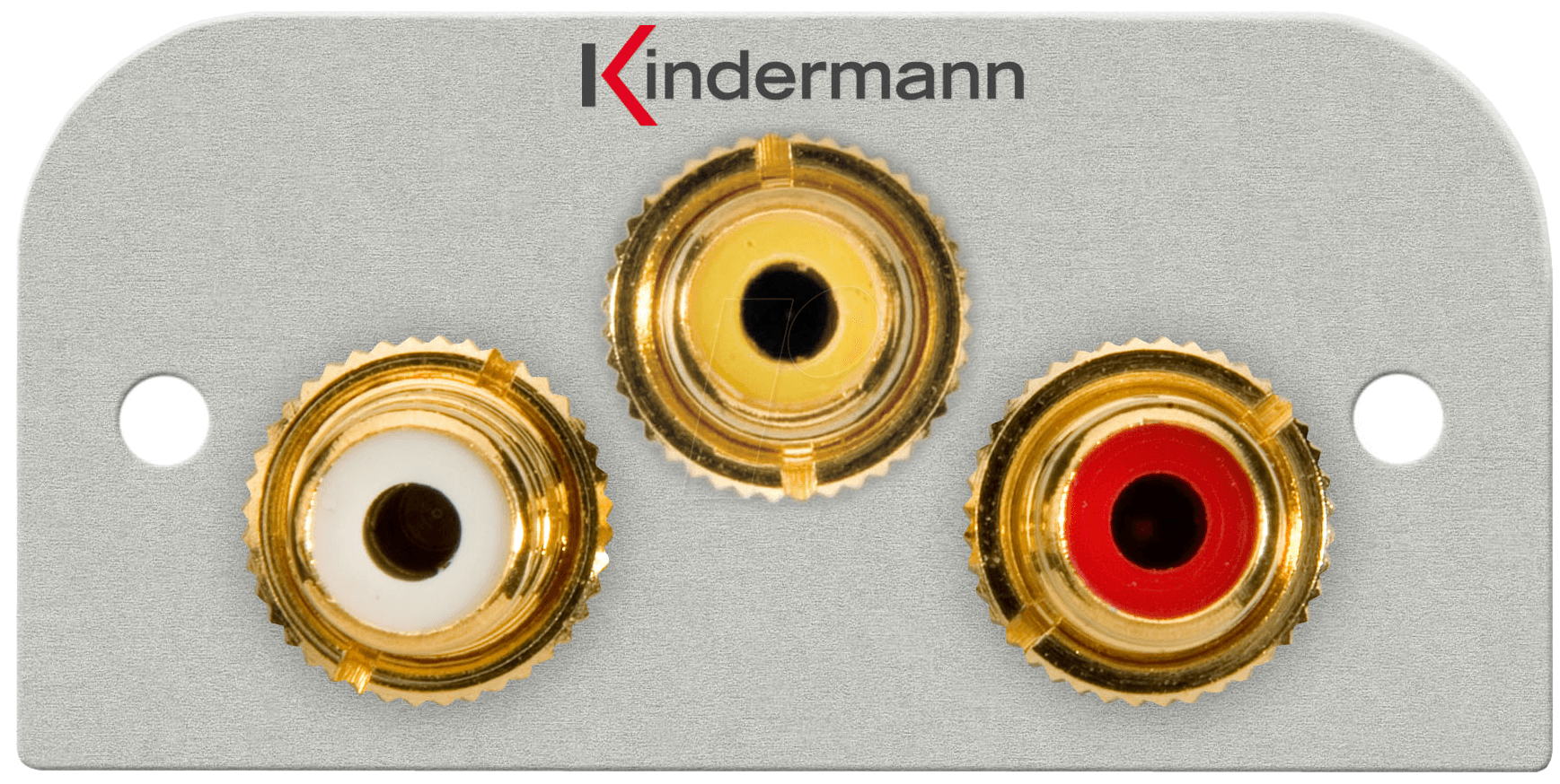 KMAS 7441-530 - 3 Cinchbuchsen, Video, Audio R/L von Kindermann