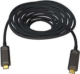 Kindermann 5773 000 510 USB Kabel 10 m USB 3.2 Gen 2 (3.1 Gen 2) USB C Schwarz (5773000510) von Kindermann