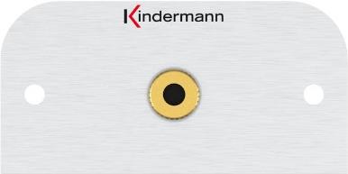 Kindermann 7441000411 3,5 mm Aluminium,Gold Steckdose (7441000411) von Kindermann