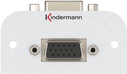 Kindermann 7441000584. Buchsen-Typ: VGA, Module Menge (max): 1 Modul(e). Produktfarbe: Aluminium, Material: Aluminium. Breite: 54 mm, Tiefe (min): 3,2 cm (7441000584) von Kindermann