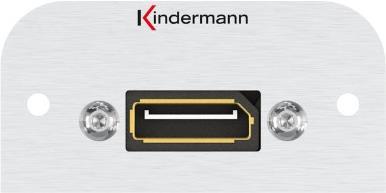 Kindermann 7441000588 Steckdose DisplayPort Aluminium (7441000588) von Kindermann