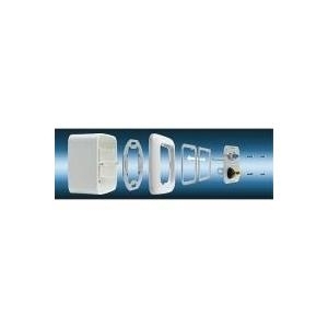 Kindermann 7444000410 2 x RCA Aluminium Steckdose (7444000410) von Kindermann