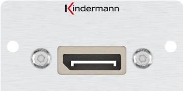 Kindermann 7444000583 Steckdose DisplayPort Aluminium (7444000583) von Kindermann