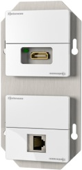 Kindermann 7456 000 544. Buchsen-Typ: RJ-45 + HDMI. Produktfarbe: Weiß. Tiefe (min): 6 cm (7456000544) von Kindermann