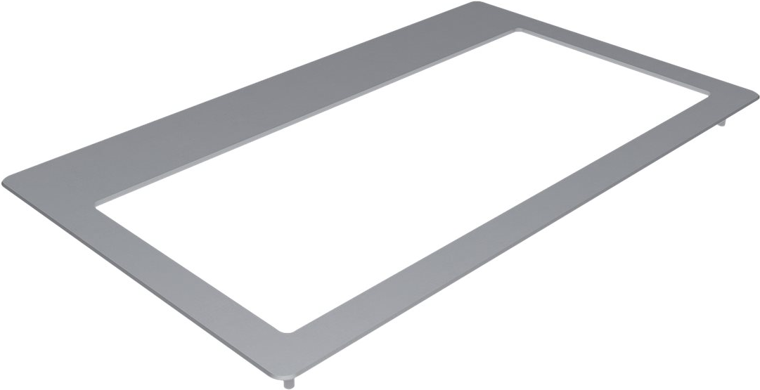 Kindermann Aluminium Frame 6-fold - Einbaurahmen mit Facette - Tisch montierbar - eloxiertes Aluminium (7448000021) von Kindermann