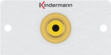 Kindermann Anschlussblende Video (Cinch) (7444000503) von Kindermann