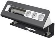 Kindermann CablePort desk² 6-fold - Steckdosengehäuse - Oberfläche montierbar - Spannungsversorgung X 3 - Slate Gray, RAL 7015 Kindermann CablePort desk² 6-fold - Steckdosengehäuse - Oberfläche montierbar - Spannungsversorgung X 3 - Slate Gray, RAL 7015 von Kindermann