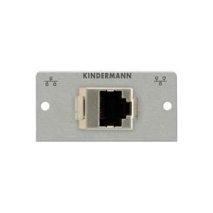 Kindermann Gender Changer (1:1) - Modulares Faceplate-Snap-In - RJ-45 von Kindermann