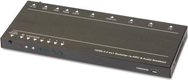 Kindermann HDMI Switch 41 automatic 4K60 (WUH4ARC-H2) von Kindermann