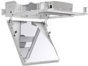 Kindermann - Klammer - motorisiert - für Projektor - weiß, RAL 9003 - Deckenmontage von Kindermann