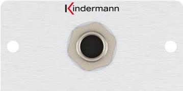Kindermann Konnect 50 alu - Modulares Faceplate-Snap-In - Telefon Stereo 6,35 mm Kindermann Konnect 50 alu - Modulares Faceplate-Snap-In - Telefon Stereo 6,35 mm von Kindermann