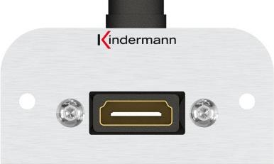 Kindermann Konnect 54 - Modulares Faceplate-Snap-In - HDMI von Kindermann