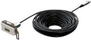 Kindermann Konnect design click - Highspeed - HDMI-Kabel mit Ethernet - HDMI weiblich Paneel montierbar zu mikro HDMI männlich gerade - 15,0m - Hybrid Kupfer/Kohlefaser - Active Optical Cable (AOC), Support von 4K 60 Hz (7456000715) von Kindermann