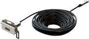 Kindermann Konnect design click - Highspeed - HDMI-Kabel mit Ethernet - HDMI weiblich Paneel montierbar zu mikro HDMI männlich gerade - 8,0m - Hybrid Kupfer/Kohlefaser - Active Optical Cable (AOC), Support von 4K 60 Hz (7456000708) von Kindermann