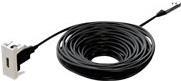 Kindermann Konnect flex 45 click - Highspeed - HDMI-Kabel mit Ethernet - 5,0m - Hybrid Kupfer/Kohlefaser - Active Optical Cable (AOC), Support von 4K 60 Hz (7464000705) von Kindermann