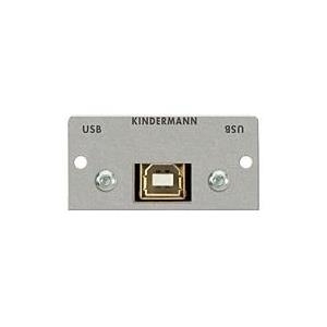 Kindermann - Modulares Faceplate-Snap-In - USB-Typ B von Kindermann