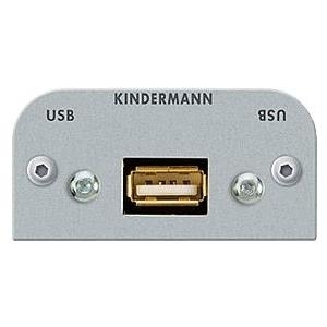 Kindermann - Modulares Faceplate-Snap-In - USB Kindermann - Modulares Faceplate-Snap-In - USB von Kindermann