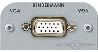 Kindermann VGA Anschlussblende mit Lötanschluss von Kindermann