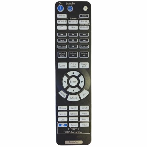 Kindsion Kompatible Fernbedienung für Epson EH-TW8000, EH-TW8100, EH-TW9000, EH-TW9000W, EH-TW9100, EH-TW9100W, PowerLite Home Cinema 3020E/ 5020UB/ 5020UBE Projektoren Kindsion Kompatible Fernbedienung für Epson EH-TW8000, EH-TW8100, EH-TW9000, EH-TW9000W, EH-TW9100, EH-TW9100W, PowerLite Home Cinema 3020E/ 5020UB/ 5020UBE Projektoren von Kindsion