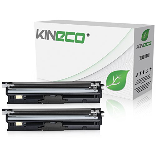 2 Toner kompatibel mit Xerox Phaser 6121 MFP D, 6121 MFP N, 6121 MFP S - 106R01469 - Schwarz je 2.600 Seiten von Kineco