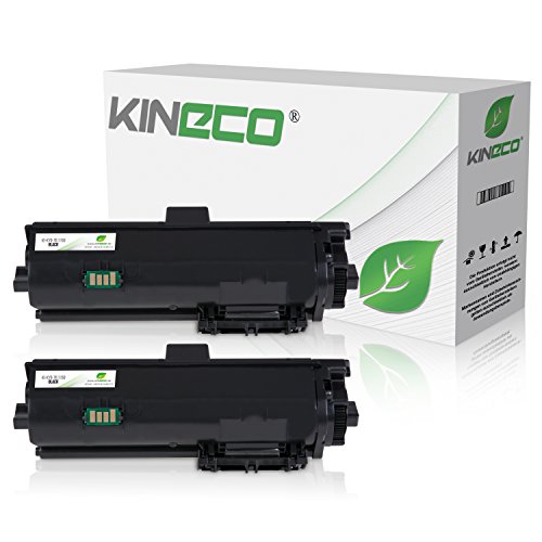 Kineco 2 Toner kompatibel mit Kyocera TK1150 TK-1150 für Kyocera Ecosys P2235dn P2235dw M2135 M2635 M2735dw - je 3.000 Seiten von Kineco