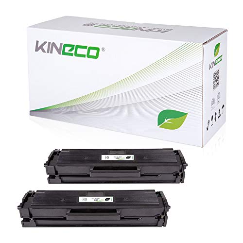 Kineco 2 Toner mit CHIP kompatibel mit W1106A 106A für HP Laser 107a 107 107w MFP 130 135a 135ag 135w 135wg 137fnw 137fwg 138fnw 138fw 138p 138pn 138pnw von Kineco