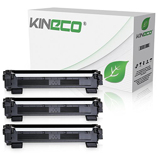 Kineco 3X Toner ersetzt TN1050 Multipack für Brother HL-1110 HL-1210W HL-1212W von Kineco