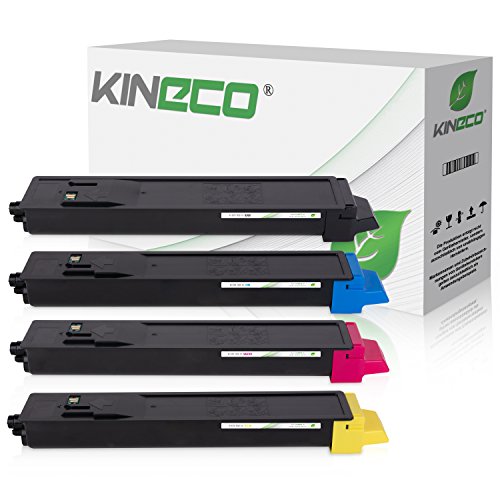 Kineco 4 Toner für Kyocera TK-8115 1-1-1-1 Black 12000 Seiten, CMY je 6000 Seiten von Kineco