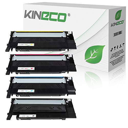 Kineco 4X Toner ersetzt CLT-P404C CLT-K404S CLT-C404S CLT-M404S CLT-Y404S Multipack für Samsung Xpress SL C480FW C480W von Kineco