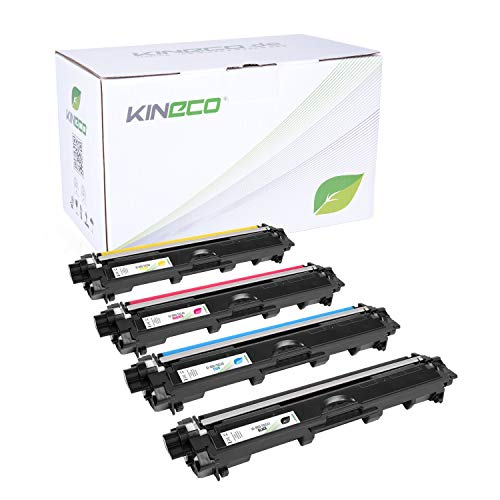 Kineco 4X Toner ersetzt TN241 TN245 Multipack für Brother HL-3142CW MFC-9332CDW von Kineco
