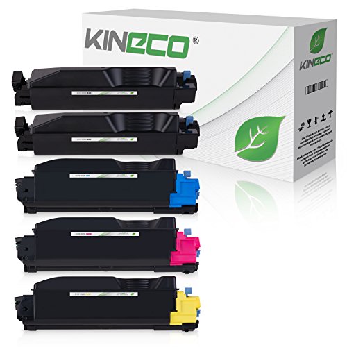 Kineco 5 Toner für Kyocera TK-5290 2-1-1-1 Black je 17000 Seiten,CMY je 13000 Seiten von Kineco