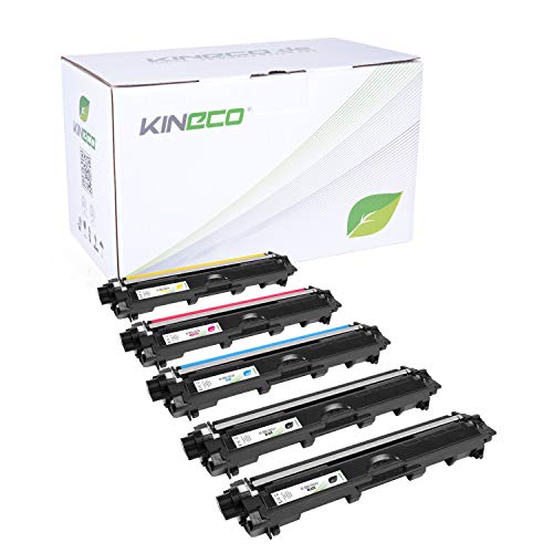 Kineco 5 Toner kompatibel für Brother TN-241 TN-245 für Brother DCP-9022CDW MFC-9142CDN 9342CDW 9332CDW HL-3150CDW - TN-241BK TN-245C TN-245M TN-245 von Kineco